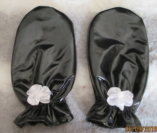 Paint Mittens Massage Double Layer Elastic Adultbaby Vinyl Mittens Double Layered