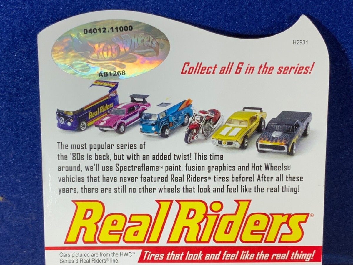 L9-31 HOT WHEELS REAL RIDERS - 1967 PONTIAC GTO - 2004 - #4012 of