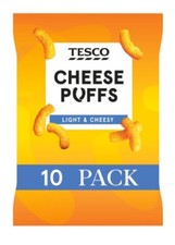 Tesco Cheese Puffs 10 Pack