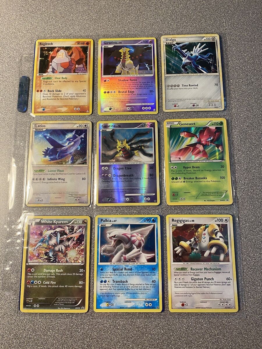 Carta Pokémon Lendário Dialga Original Holográfica