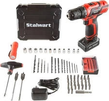 65piece Drill Set Cordless Drill And Accessory Kit With Rechargeable Battery Fla