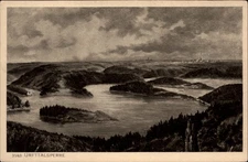 Urfttalsperre Eifel Germany vintage postcard g155