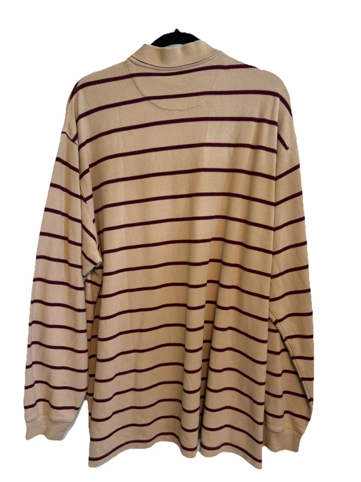 Camisa Polo Charles Tyrwhitt Para Hombre XXL Rayas Manga Larga Algodón Golf Foto 2 de 4