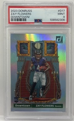 2023 Panini Donruss - Downtown! Zay Flowers #D-17 (RC) for sale