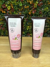 Dead Sea Essentials by AHAVA Rose Hand Cream Salt Scrub 7.5 5.1 fl oz NEW