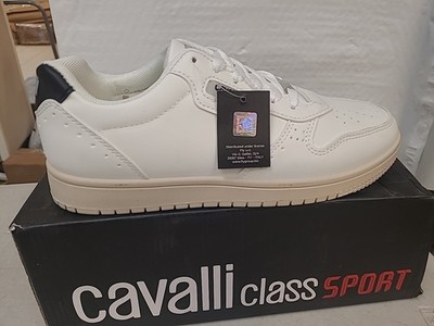 Cavalli Class Sport Men's White Sneakers S23-S00CM8631 Size 42 US 8.5