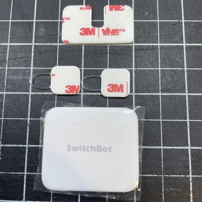 Replacement SwitchBot Smart Switch Button Double Tape and Cover White