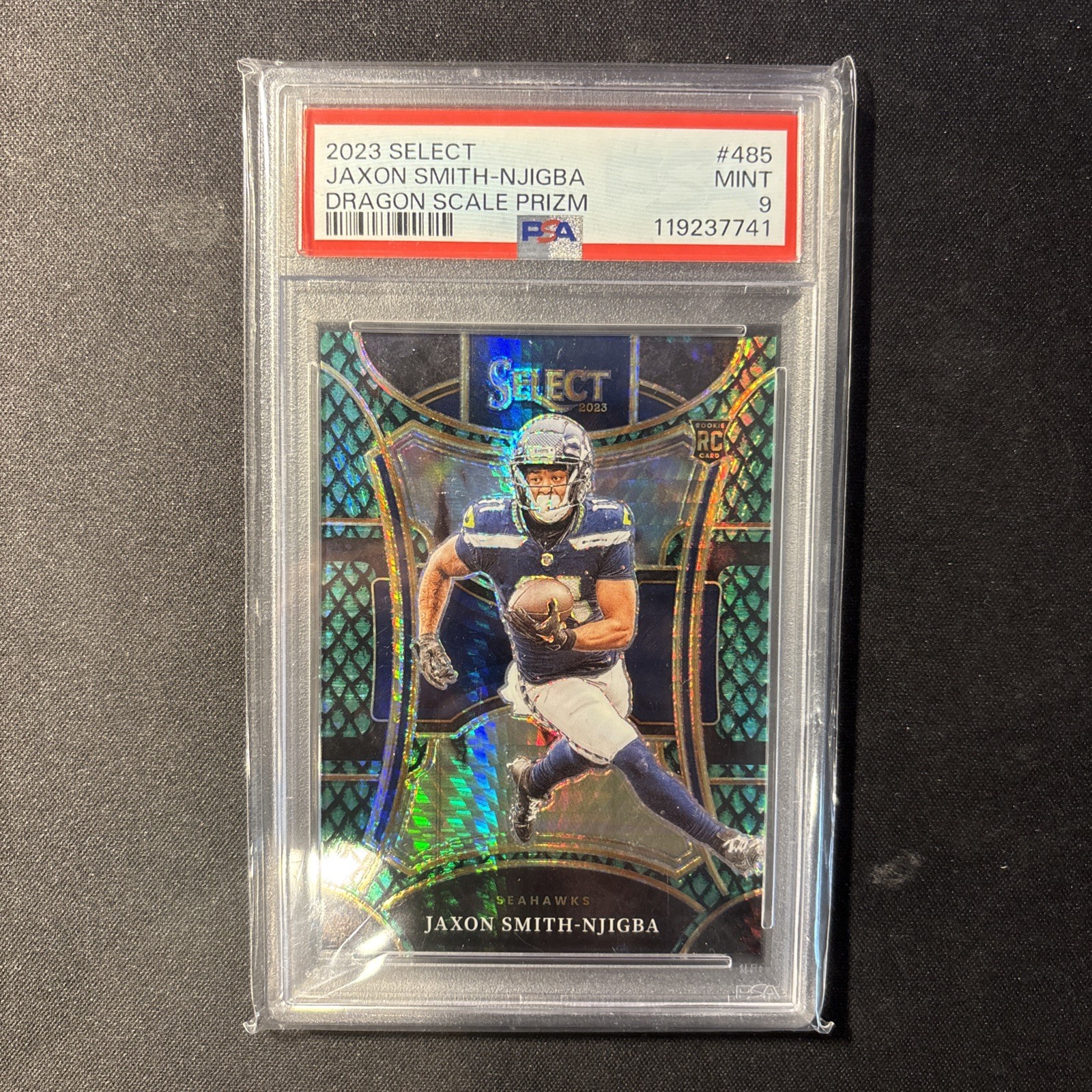 2023 Panini Select - Suite Level Jaxon Smith-Njigba Dragon Scale Prizm 17/70
