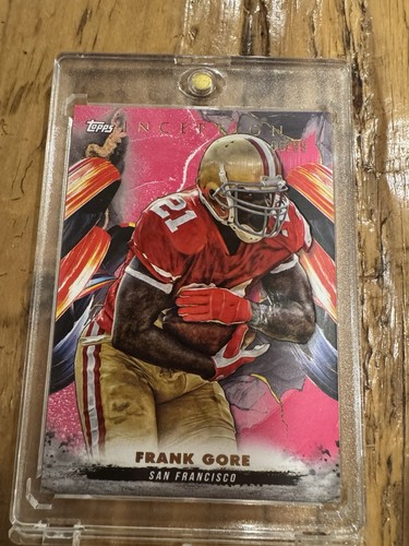 Nfl Inception 2024 TOPPS NFL INCEPTION MAGENTA PARRALLEL CARD 66/99 49ers FRANK GORE ...