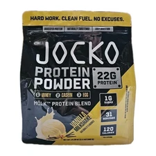 Jocko Mölk Whey Protein Powder  - Vanilla Milkshake - 22g - Size: 2.2 LB