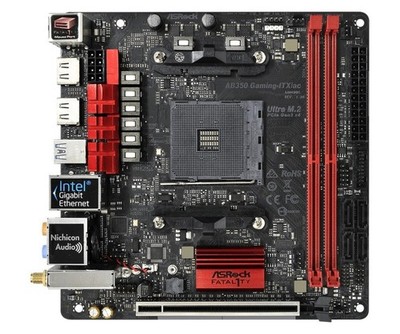 ASRock AB350 Gaming-ITX/ac Motherboard   B350 Socket AM4 DDR4 m.2 Mini-ITX #tk