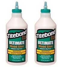 1415 III Ultimate Wood Glue, 32-Ounce Bottle,Tan, 1 Qt Pack of 2 