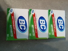BC Arthritis Pain Relief Powder 50ct - 3 Pack - New - 07/2028
