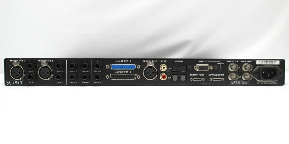 AVID 9100-58631-00 HD Omni Pro Tools HD/HDX Audio Interface - Image 4 of 4