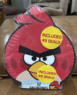 ANGRY BIRDS VALENTINE Cards New Sealed 2012 Box Of 32 Sealed
