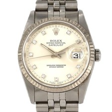 Autentico Rolex Datejust 16234G. SSxWG Mechanical Automatic L Series #260-00...