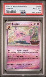 Espeon 086/197 Obsidian Flames Best Buy Exclusive Stamped Promo