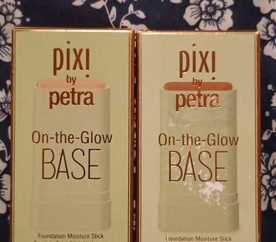 Pixi by Petra On-the-Glow BASE Foundation Stick .06 oz Beige & Caramel Shades