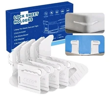 Lock Sheet Holders Keep Sheets Tight Heavy Duty Bed Sheet Holder Corner Fitted S