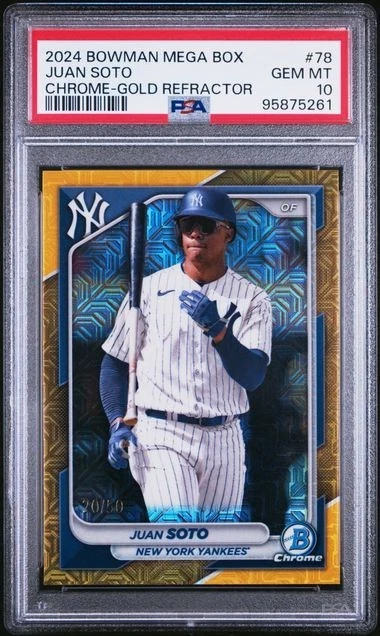 Juan Soto 10 Graded Baseball Sports Trading Cards & Accessories