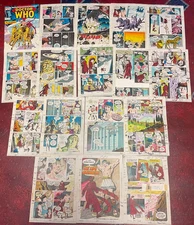 DOCTOR WHO #9 comic ART original COLOR GUIDES 16 PAGE COVER STORY K-9 1985