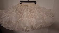 Royal Petticoats Square Dance Petticoat Skirt S Ivory Crinoline Underskirt