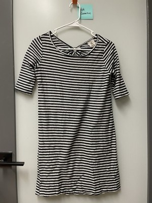free people black and white dress We The Free Free People Black White Striped Shirt Dress - Size XS