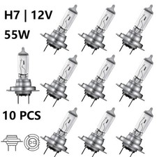 Produktbild - 10x H7 BIRNE 12V 55W AUTOLAMPE TECPO HALOGEN LAMPEN PX26d GLÜHBIRNEN AUTO LAMPE