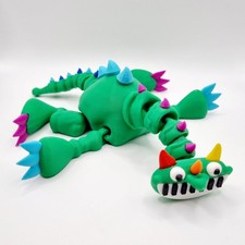 3D Printed Articulated Flexi Toy Poppy Playtime Pianosaurus 3D Toy Great Gift