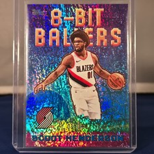 Scoot Henderson #8B-14 Blue holofoil serial number 034/150 2025-26 topps...