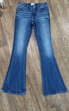 BKE Girls Flared Blue Jeans 8R