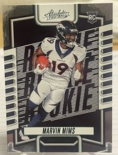 Marvin Mims Denver Broncos RC 2023 Panini Absolute Football #122