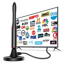 TV Antenna Indoor,650+ Miles Long Range Digital Antenna Indoor for All TV,Ant...