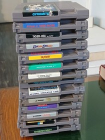 Nintendo NES Mega Man 4 Dr Mario Baseball Lot Bundle 13 Games Not Tested As Is