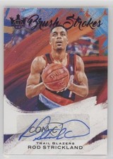 2020-21 Panini Court Kings Brush Strokes Violet 26/35 Rod Strickland Auto 1e6a
