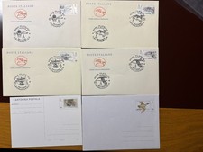 ITALY 2015-17 - LEONARDESCA series complete (4 + 2 whole) on 6 envelopes FDC