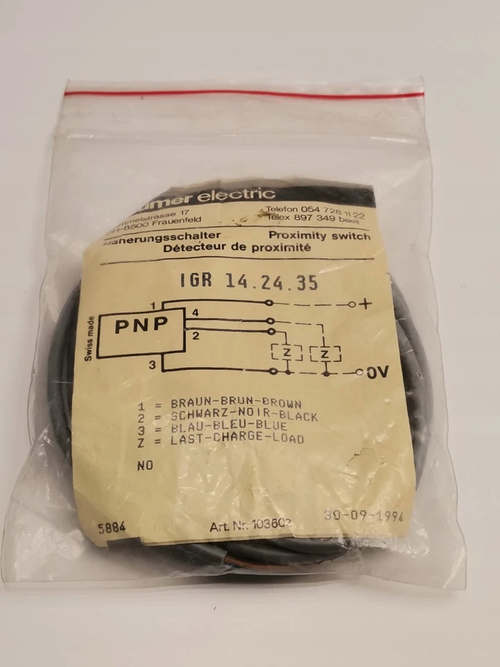 Baumer electric IGR 14.24.35 induction slot 3mm PNP - Image 3 of 4