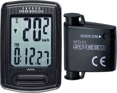 CATEYE Urban Wireless Bike Computer   Analog Speedometer & Odometer with Calorie