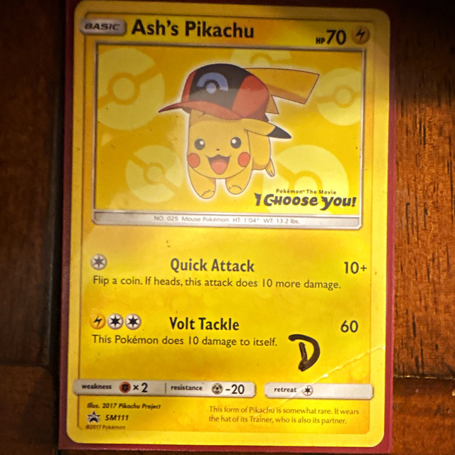 Ash's Pikachu (Sun & Moon Promo)