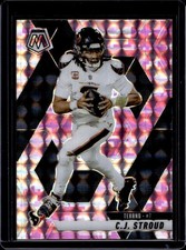 2025 Panini Mosaic C.J. Stroud Camo Pink Prizm #71 Texans
