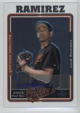 2005 Topps Chrome Luis Ramirez #232 Auto 0v1