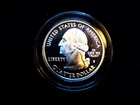 silver proof state quarters lot of 6, ( 2 )ME. AR,TX, NE, MO
