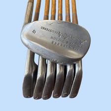 Rare Golf Iron Set RH 1930 USA Amateur Lawson...
