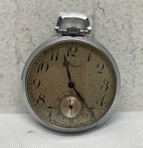 Antique 1925 Waltham Pocket Watch Grade 225 Model 1894 12s 17j