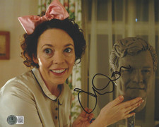 OLIVIA COLMAN SIGNED 'BAD SUGAR' 8x10 PHOTO TV SHOW ACTRESS BECKETT BAS COA