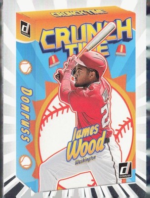 2026 Donruss #5 James Wood Crunch Time Holo #/199