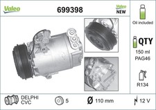 Kompressor Klimaanlage VALEO CORE-FLEX 699398 für ASTRA OPEL CORSA CC 12V X01