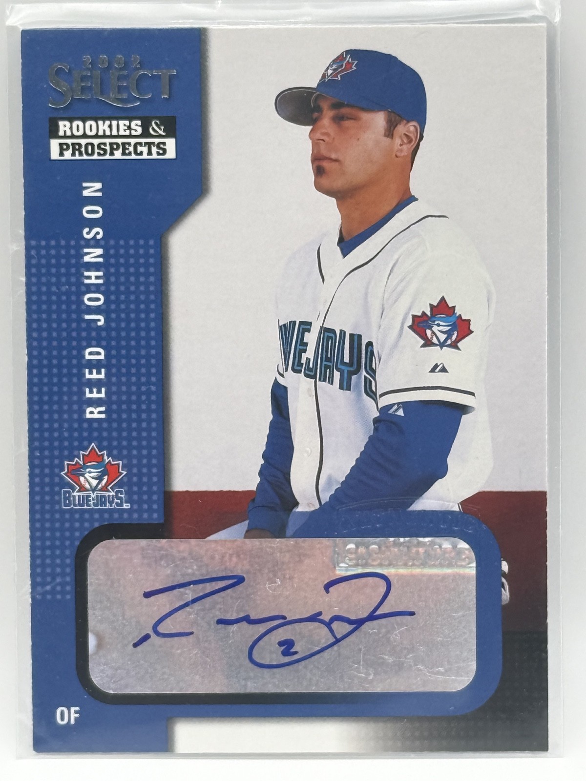 2002 Select Rookies & Prospects - Autographs Reed Johnson #82 (AU, RC)