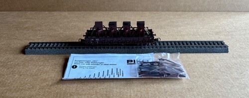Piko H0 72046 - Rungenwagen Rmms 33 DB mit Beladung, betriebsverschmutzt, NEU! | Zustand: Neu