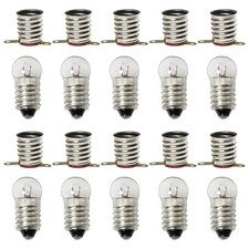 Mini Light Bulb Kit 10PCS E10 3.8V/0.3A Miniature Screw Base Light Bulbs and